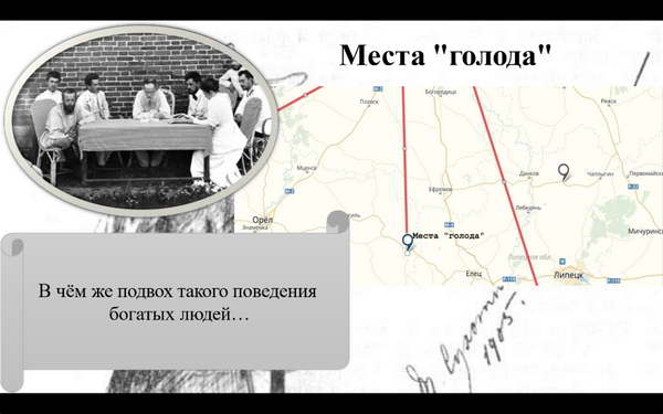 Места «голода»